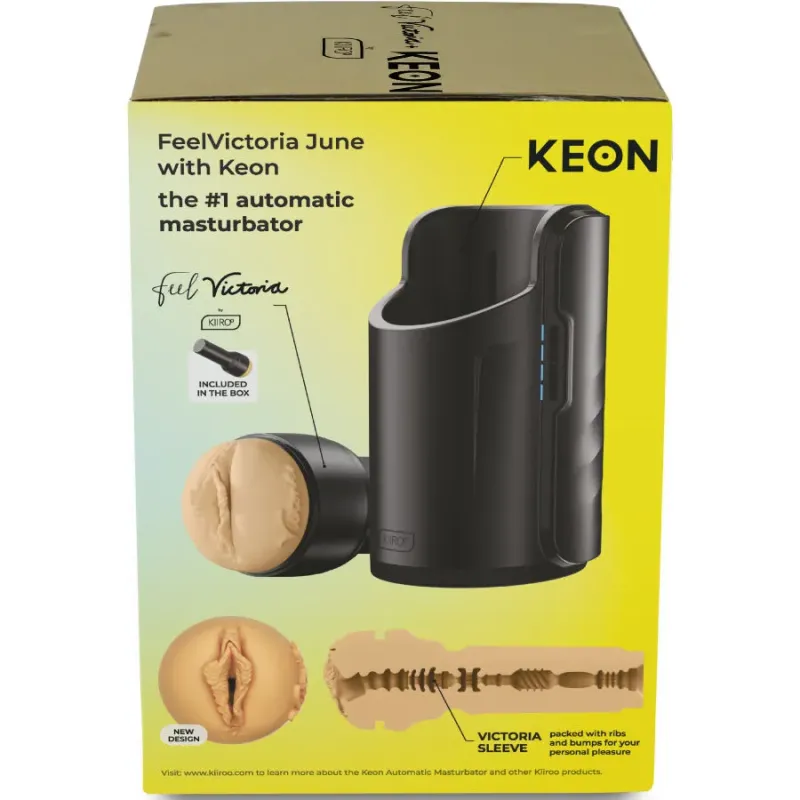 Kiiroo Keon WiFi + Victoria June | Masturbador Automático Premium
