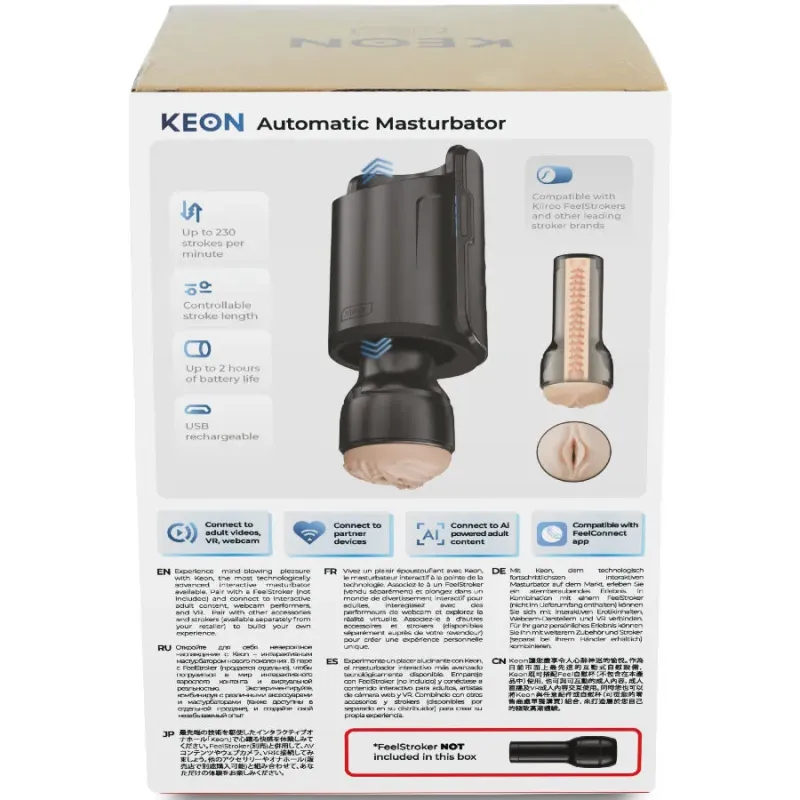 Kiiroo Keon WiFi | Masturbador Automático Interactivo Premium