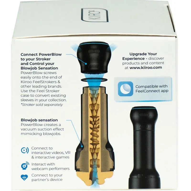 Kiiroo PowerBlow | Dispositivo de Succión Interactivo Premium