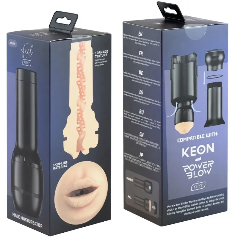 Kiiroo Feel Stroker Mouth | Masturbador de Boca Realista