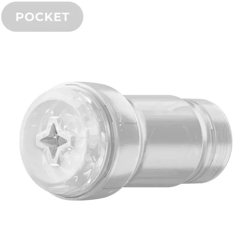 Kiiroo Feel Pocket Stroker Crystal | Masturbador Transparente