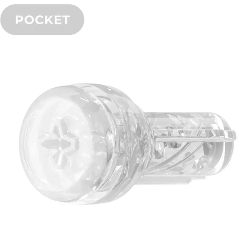 Kiiroo Feel Pocket Stroker Crystal | Masturbador Transparente