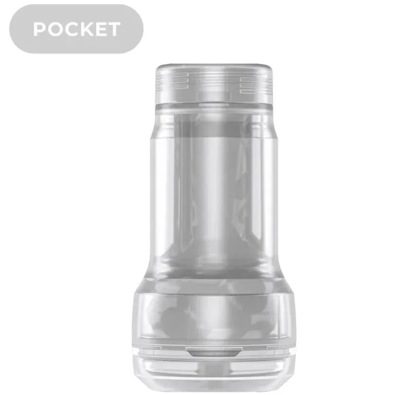 Kiiroo Feel Pocket Stroker Crystal | Masturbador Transparente