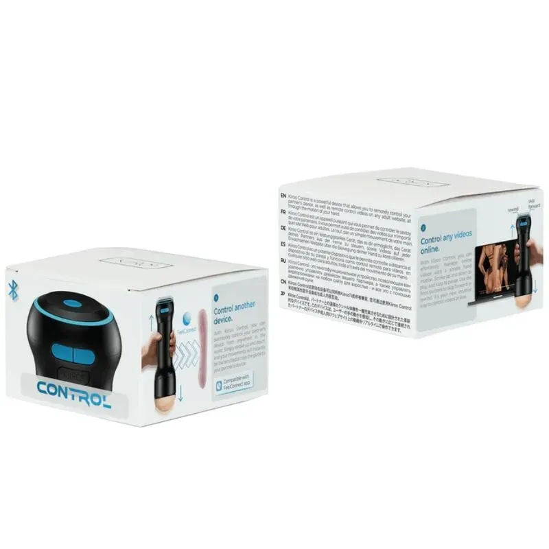 Kiiroo CONTROL Negro | Mando Interactivo para Placer Remoto