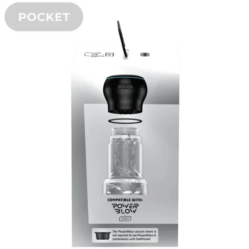 Kiiroo Feel Pocket Stroker Crystal | Masturbador Transparente